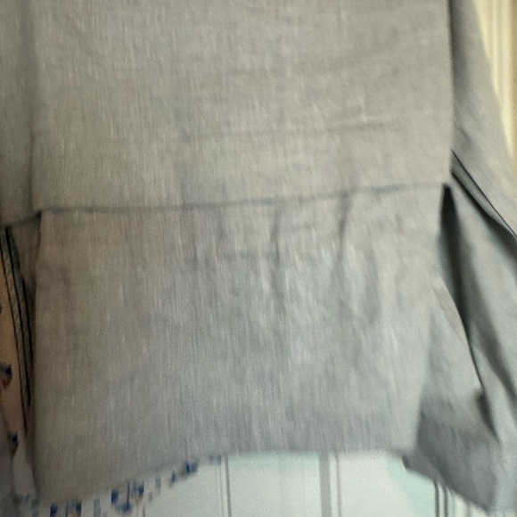 Sigrid Olsen linen jacket with matching wide leg pant.Includes blouse.Size large - Picture 9 of 16